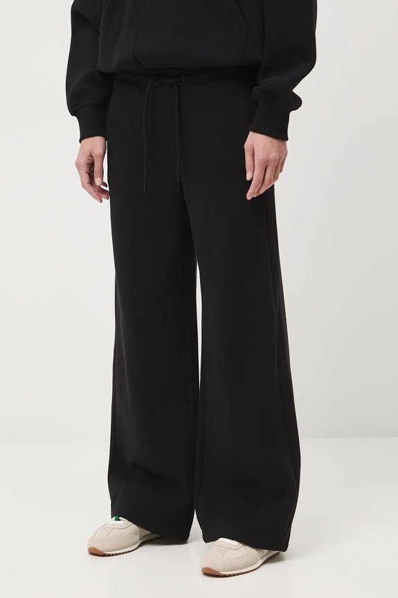 Tepláky wide leg RS26-SPD011 čierna RS26