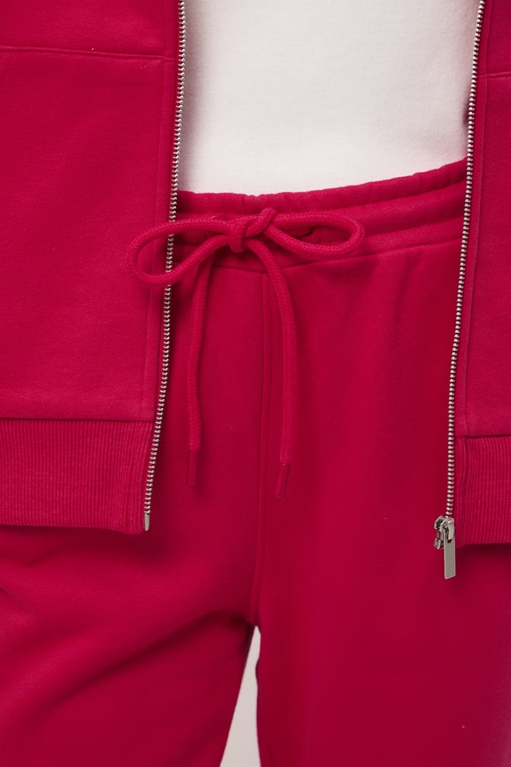 Tepláky dámské s bavlnou růžová RS26-SPD052