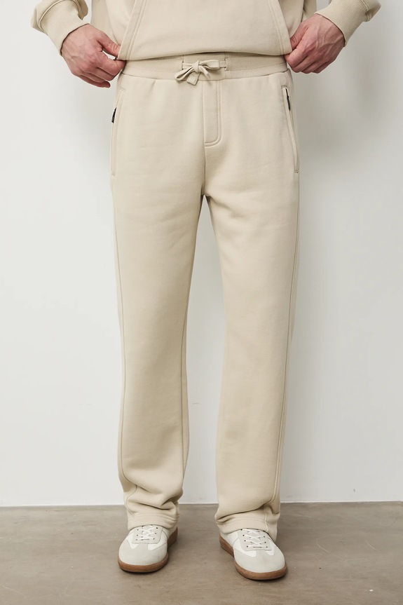 Tepláky pánské bavlněné RS26-SPM031 béžová RS26