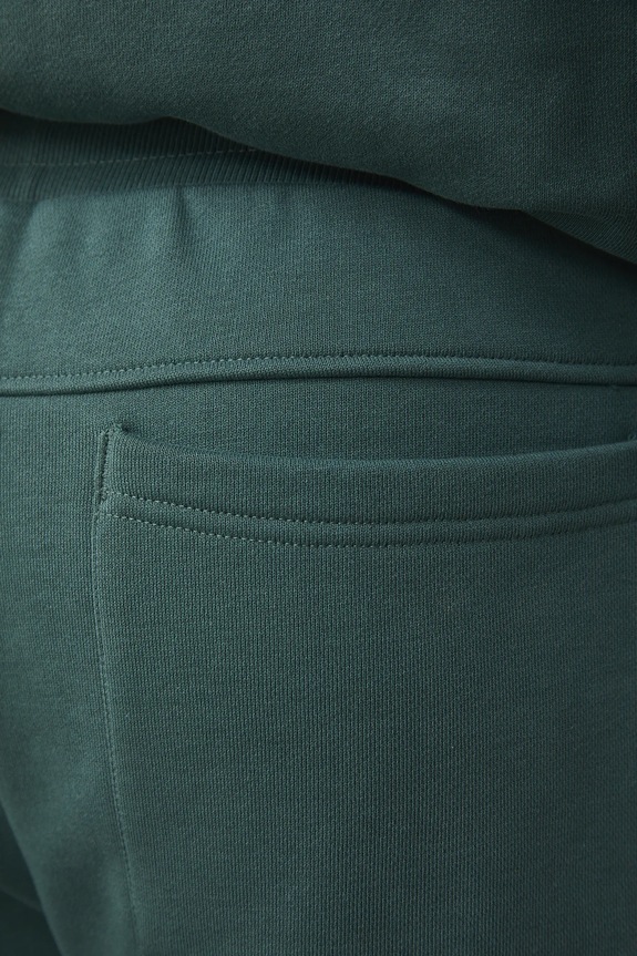 Teplákové nohavice pánske bavlnené zelená RS26-SPM031