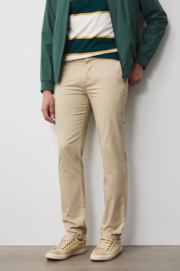 Medicine παντελόνι chino Ανδρικό από βαμβάκι με ελαστάν RS26-SPM060 μπεζ RS26