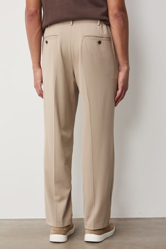 Ρούχα Medicine Παντελόνι chino ανδρικό με βισκόζη RS26-SPM600 μπεζ
