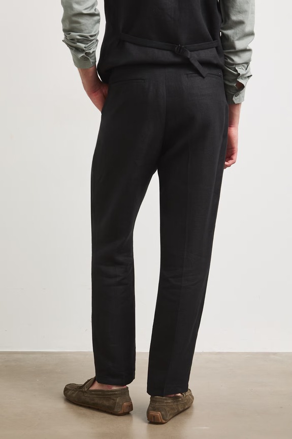 Îmbrăcăminte Medicine pantaloni chinos pentru bărbați, din in RS26-SPM921 negru