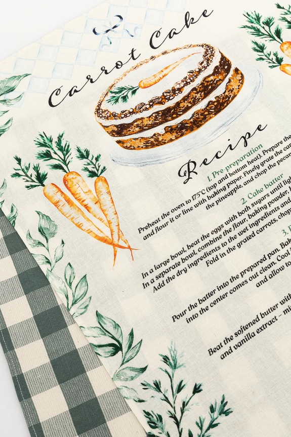 Ściereczki kuchenne z domieszką lnu wzorzyste (2-pack) RS26-SRU421 multicolor