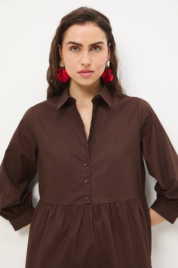 Medicine sukienka koszulowa brązowy RS26-SUD400