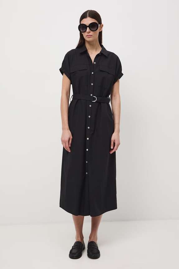 Medicine sukienka koszulowa RS26-SUD504 czarny RS26