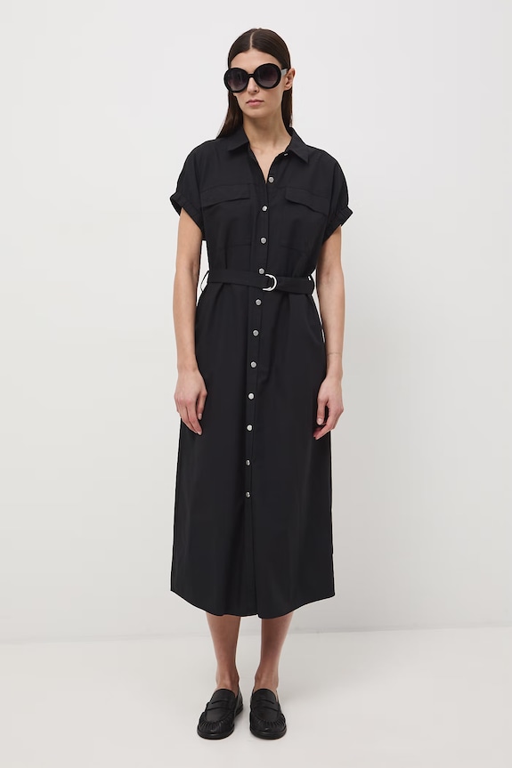 Medicine sukienka koszulowa RS26-SUD504 czarny RS26