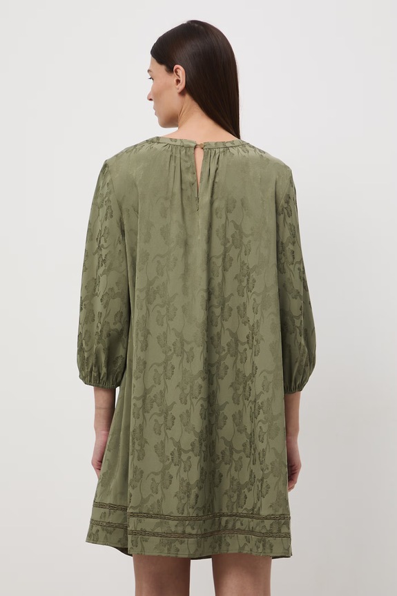 Odzież Medicine sukienka oversize z wiskozą RS26-SUD505 zielony