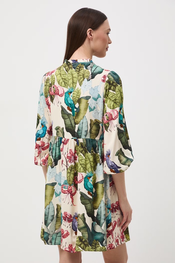 Medicine sukienka oversize z wiskozy multicolor RS26-SUD652