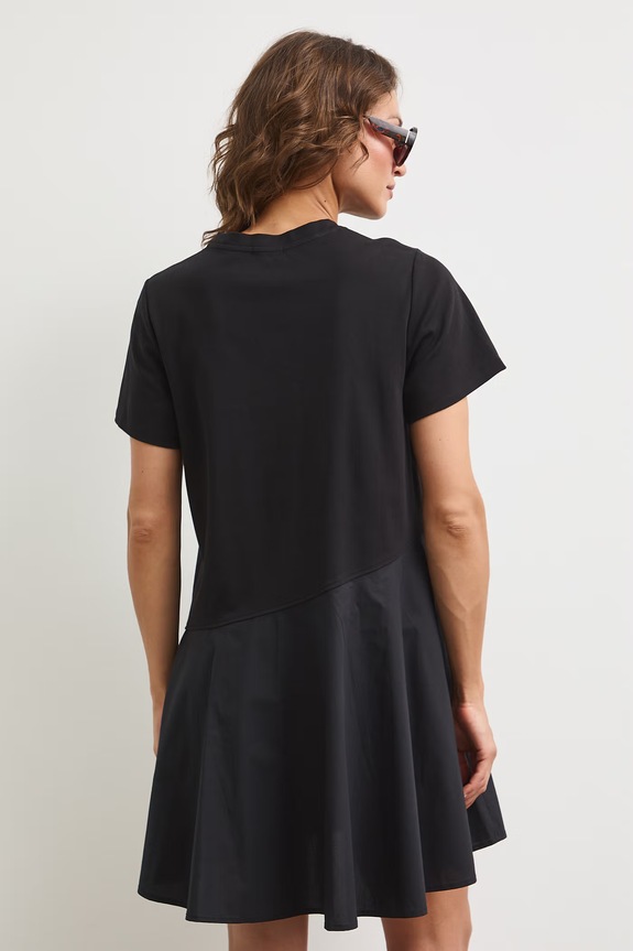 Odzież Sukienka oversize bawełniana RS26-SUDA08 czarny