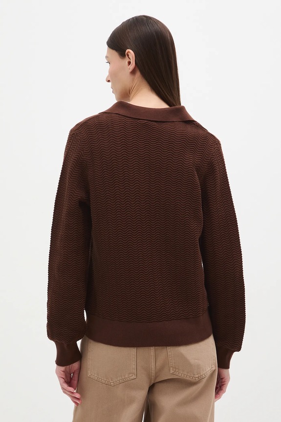 Oblečenie Bavlnený sveter z kolekcie Valentine’s Day RS26-SWD200 hnedá