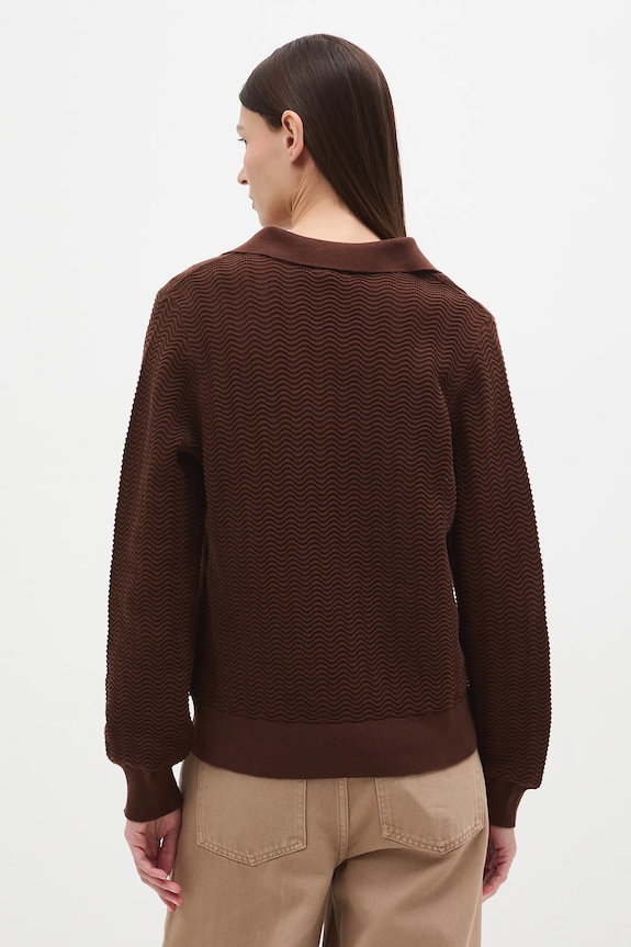 Oblečenie Bavlnený sveter z kolekcie Valentine’s Day RS26-SWD200 hnedá