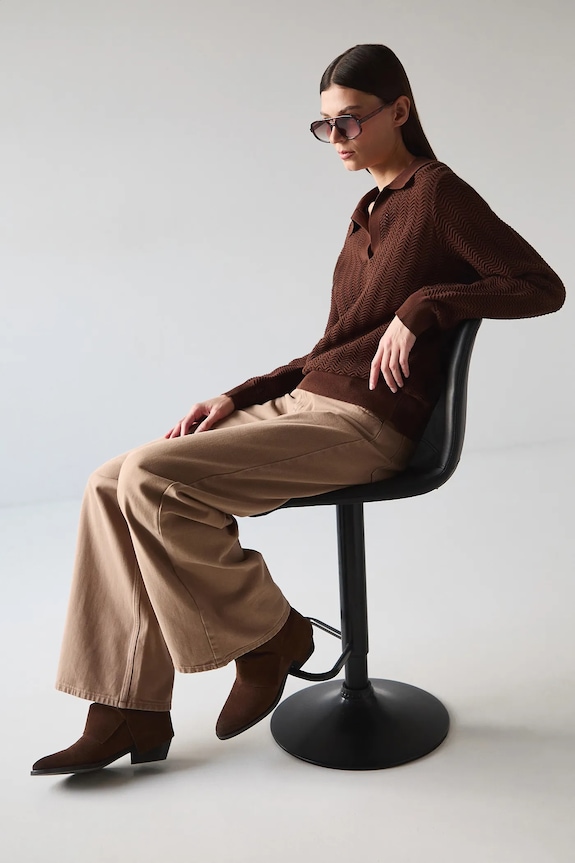 Bavlnený sveter z kolekcie Valentine’s Day hnedá RS26-SWD200