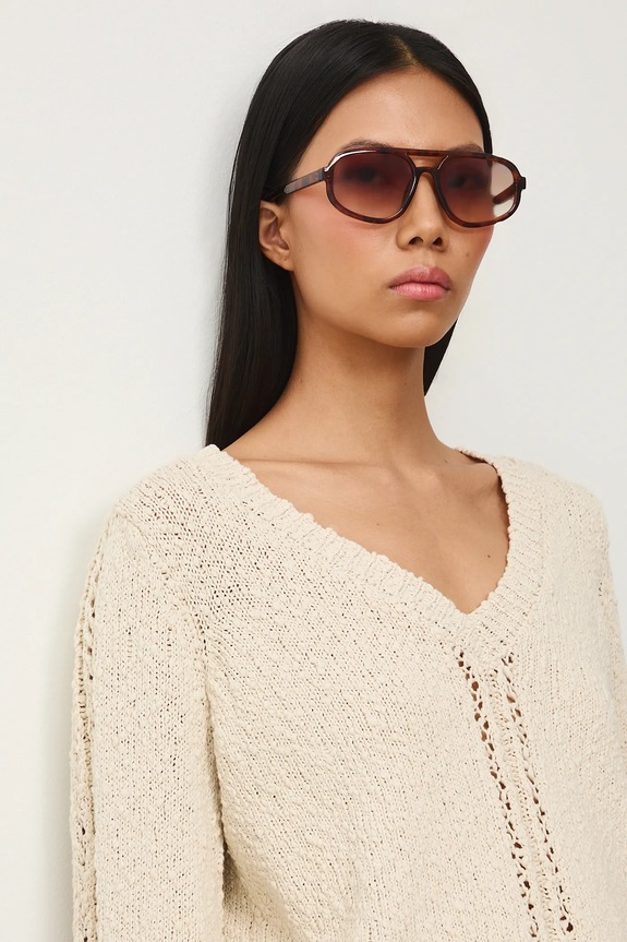 Bombažen pulover Medicine bež RS26-SWD300