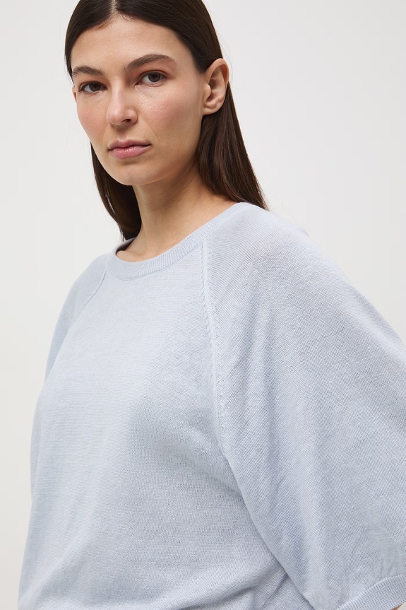 Medicine πουλόβερ Γυναικείο λινό μπλε RS26-SWD502