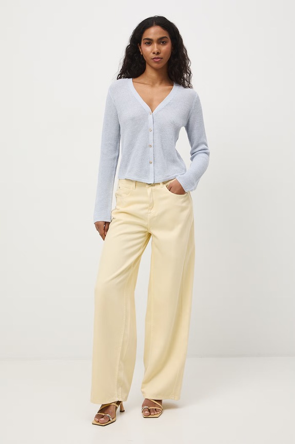 Medicine ζακέτα γυναικεία λινή RS26-SWD505 μπλε RS26