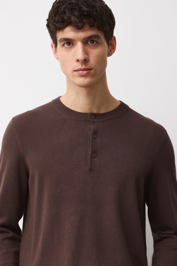 Medicine sweter brązowy RS26-SWM103