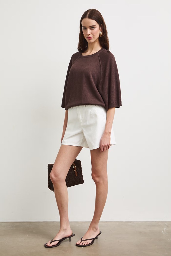 Medicine szorty chino damskie bawełniane RS26-SZD905 biały RS26