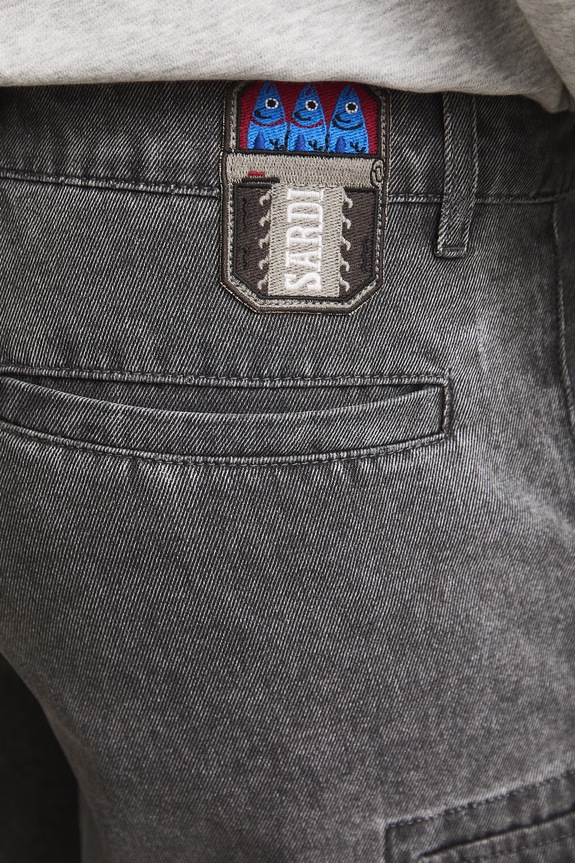 Medicine σορτς cargo Ανδρικά βαμβακερά γκρί RS26-SZMA21