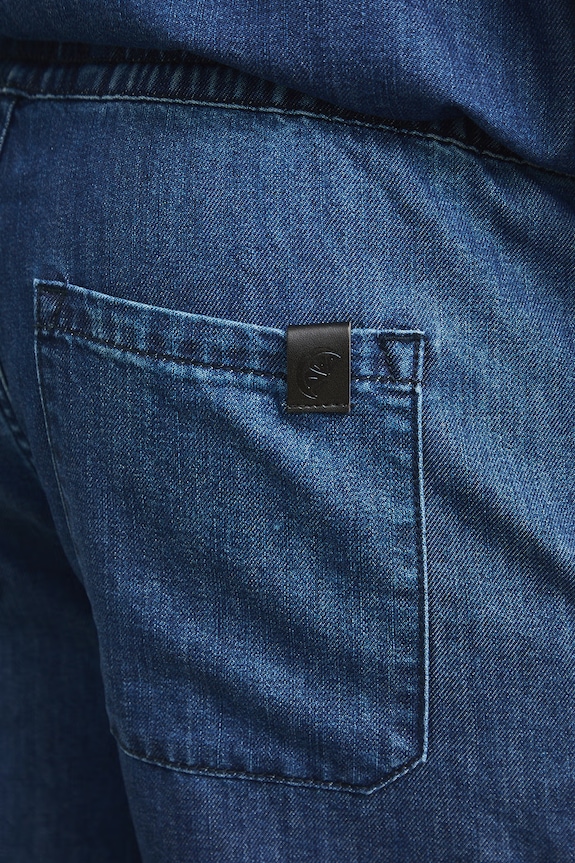 Medicine šortky pánské džínové námořnická modř RS26-SZMA22