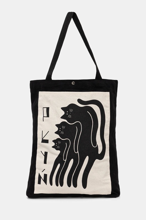 Medicine torba bawełniana czarny RS26-TCM452