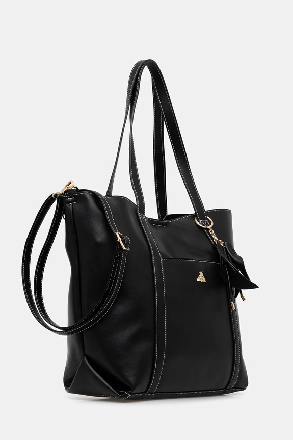 Doplnky Kabelka z ekologickej kože RS26-TOD306 čierna