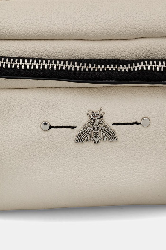 Medicine torebka crossbody damska z imitacji skóry beżowy RS26-TOD505