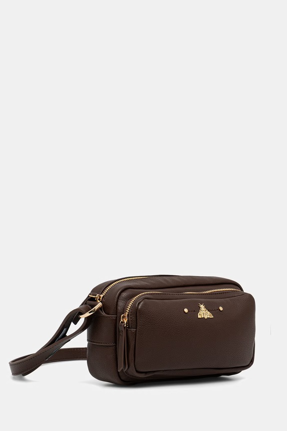 Dámska crossbody kabelka z imitácie kože Medicine RS26-TOD505 hnedá RS26