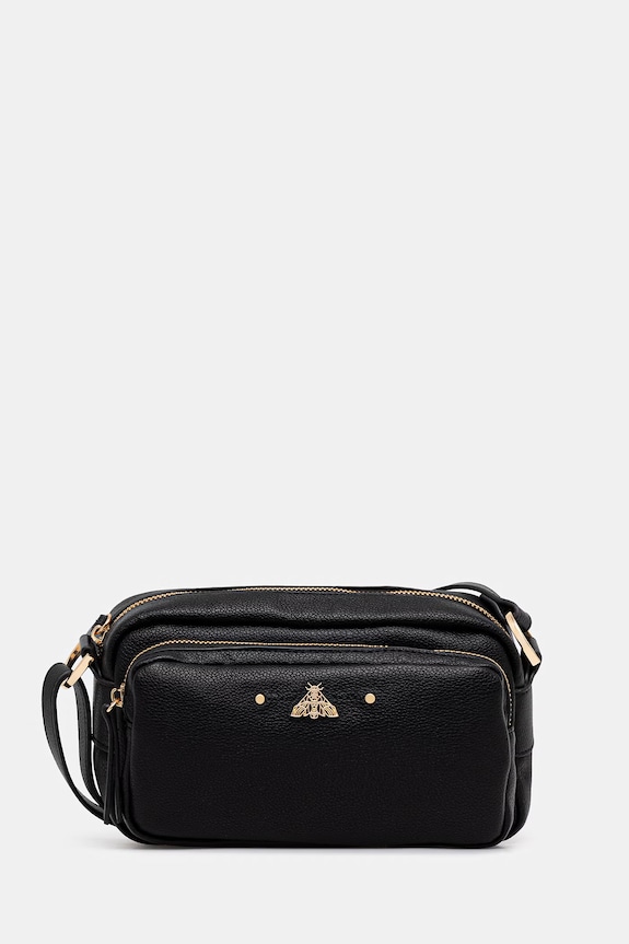 Medicine torebka crossbody damska z imitacji skóry czarny RS26-TOD505