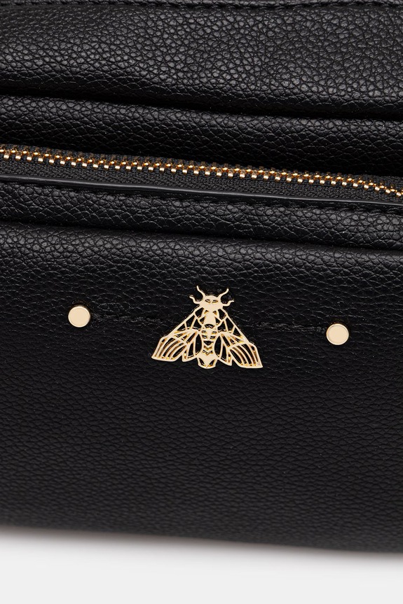 Medicine torebka crossbody damska z imitacji skóry czarny RS26-TOD505