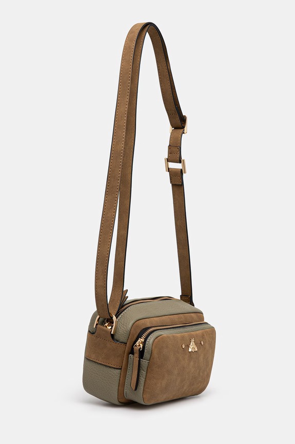 Torebka crossbody damska z imitacji skóry RS26-TOD505 multicolor RS26