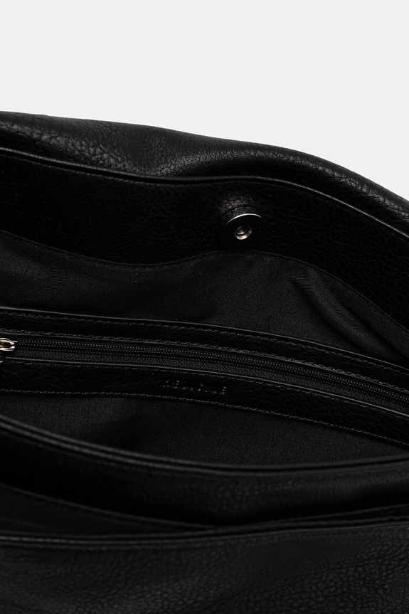 Torebka crossbody damska z imitacji skóry RS26-TOD601 czarny