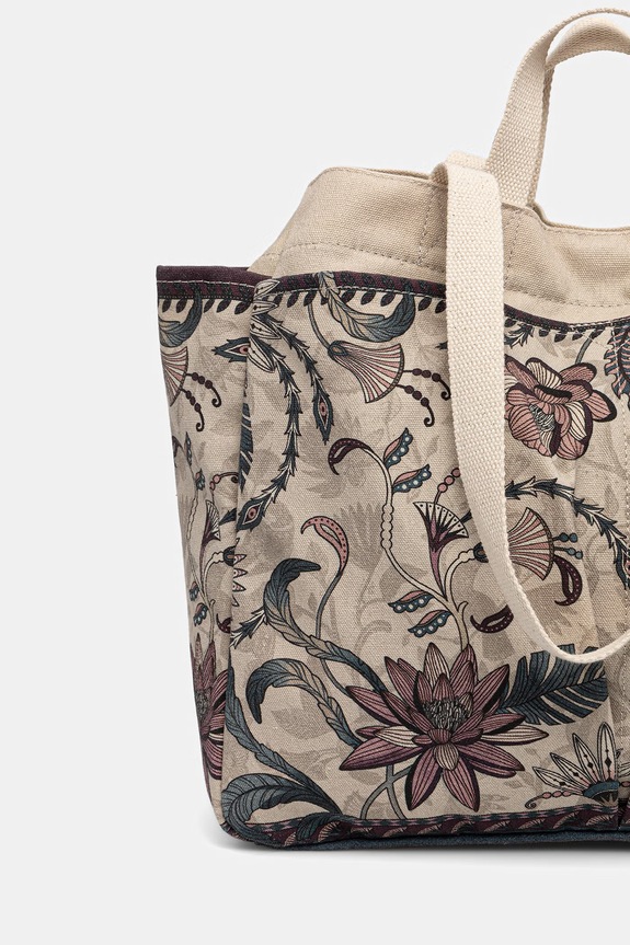 Accesorii Medicine geantă shopper pentru femei, din bumbac RS26-TOD701 multicolor