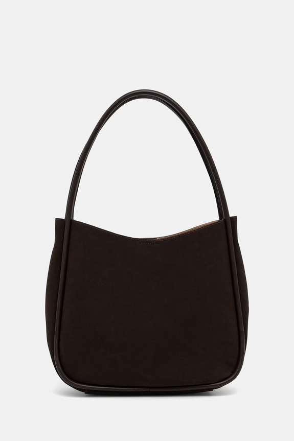 Akcesoria Torebka shopper damska z imitacji skóry RS26-TOD802 brązowy