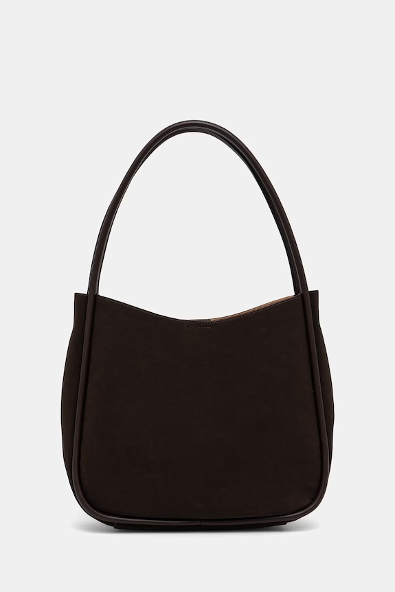 Akcesoria Torebka shopper damska z imitacji skóry RS26-TOD802 brązowy
