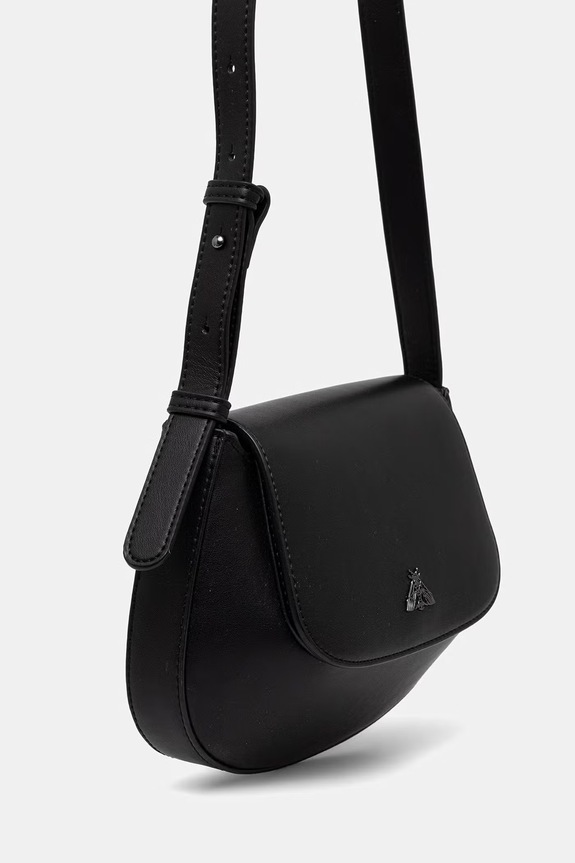 Torebka crossbody damska z imitacji skóry RS26-TOD805 czarny RS26