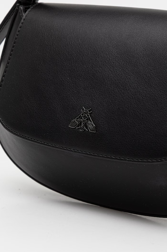Torebka crossbody damska z imitacji skóry czarny RS26-TOD805