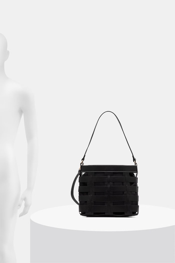 Torba damska bucket bag z imitacji skóry RS26-TOD813