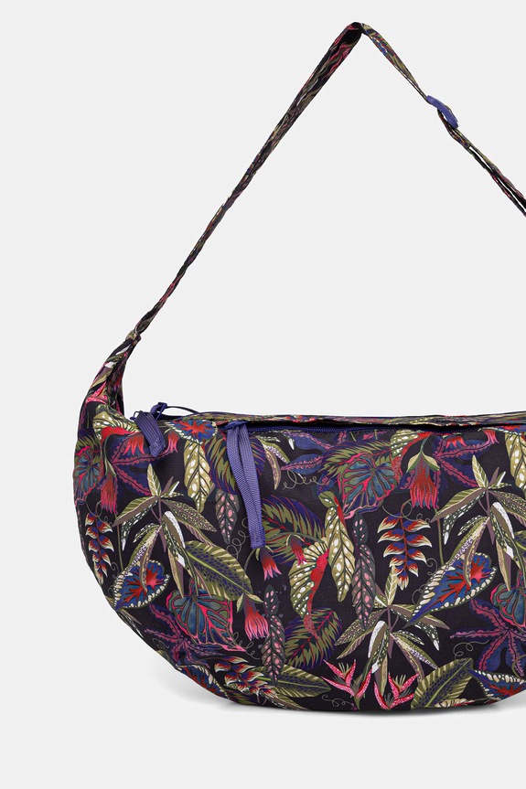Akcesoria Torebka damska z motywem roślinnym RS26-TOD900 multicolor