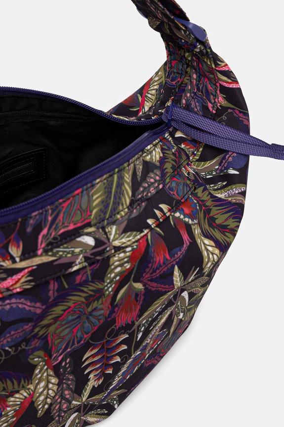 Torebka damska z motywem roślinnym RS26-TOD900 multicolor