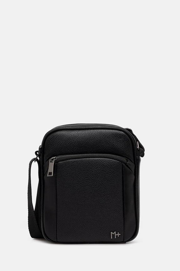 Torba męska z imitacji skóry RS26-TOM401 czarny RS26