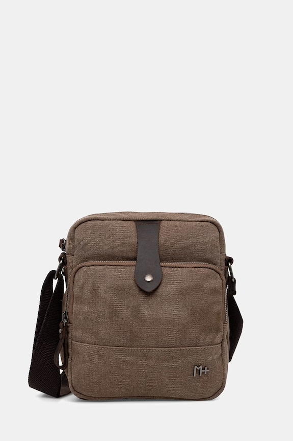 Torba męska z bawełną brązowy RS26-TOM901