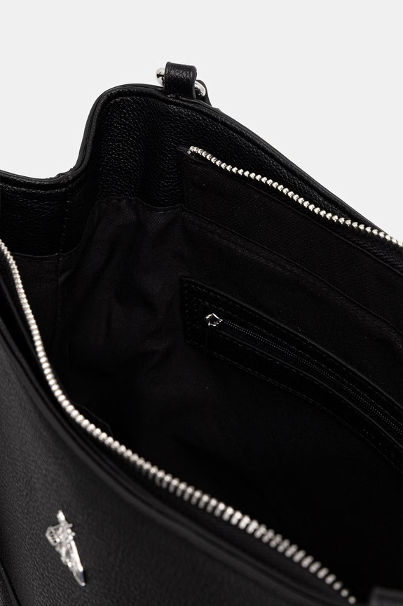 Plecak damski z imitacji skóry RS26-TPD504 czarny