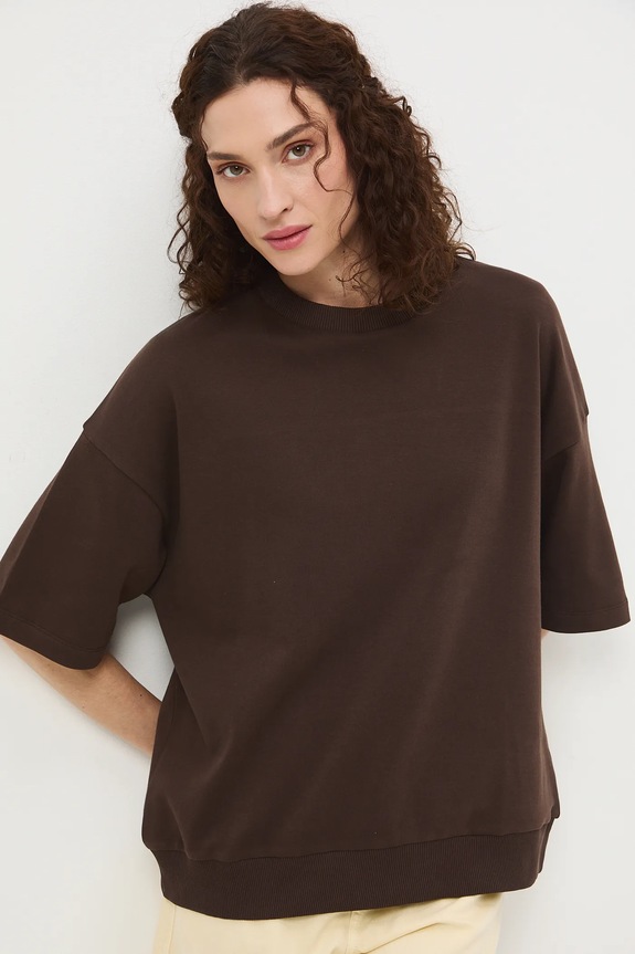 Medicine t-shirt bawełniany RS26-TSD040 brązowy RS26