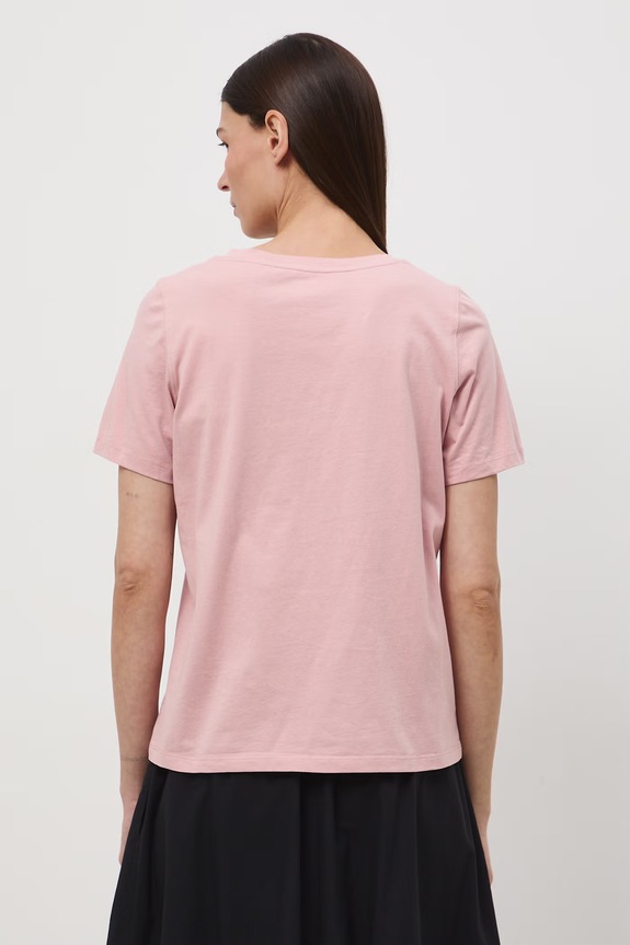 Odzież t-shirt damski bawełniany RS26-TSD052 różowy