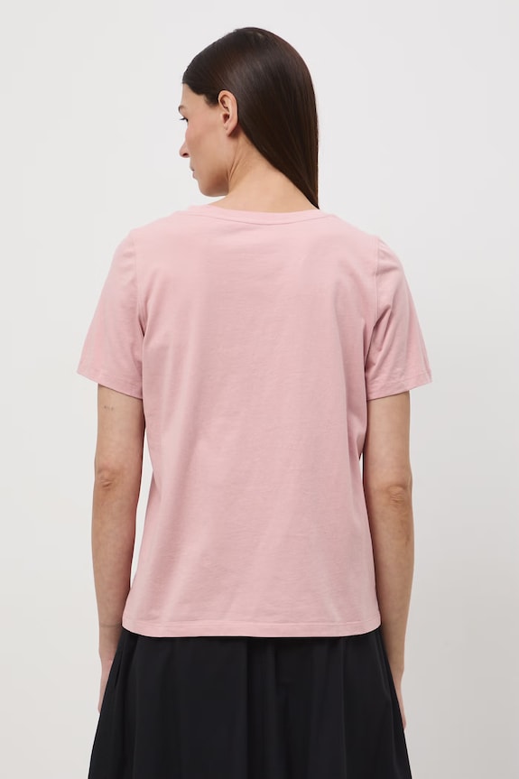 Odzież t-shirt damski bawełniany RS26-TSD052 różowy