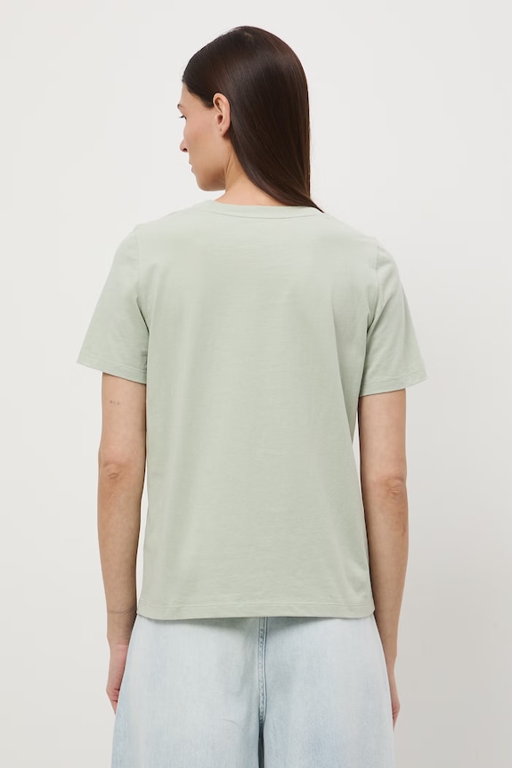 Odzież T-shirt damski bawełniany RS26-TSD052 zielony