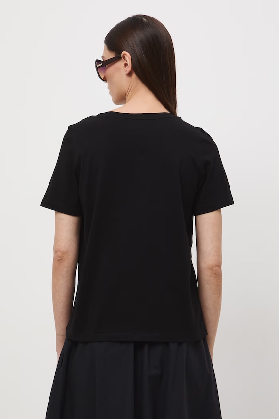 Odzież t-shirt damski bawełniany RS26-TSD052 czarny