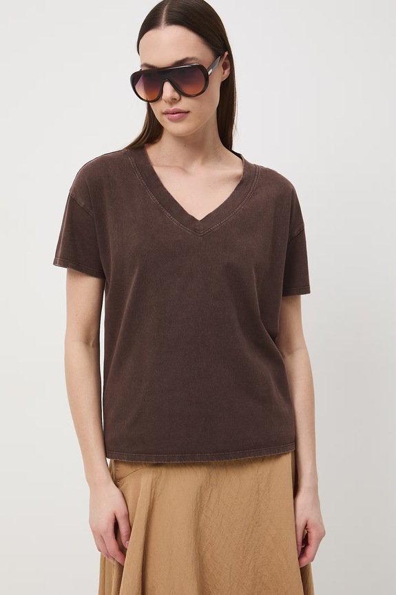 Medicine oversize női pamut RS26-TSD060 barna RS26