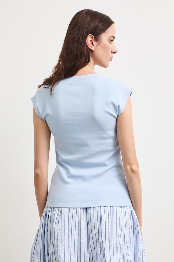 Odzież Medicine T-shirt damski z modalem RS26-TSD090 niebieski